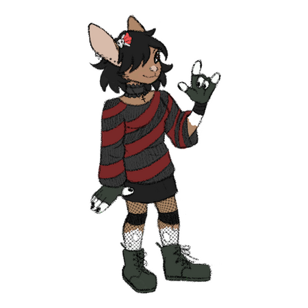 Flat colored sketches